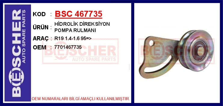 Hidrolik Direksiyon Pompa Rulmanı R19 1.4-1.6 95 >