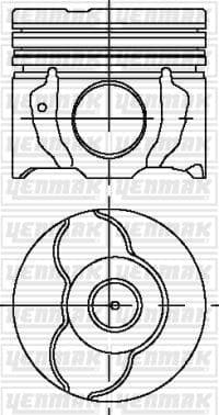 Piston Segman Toyota 77.00mm 0.50mm