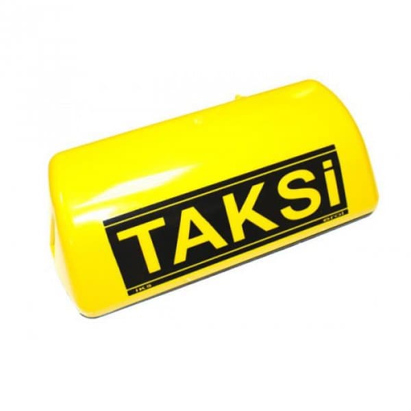 Taksi Levhasi Miknatisli Sarı