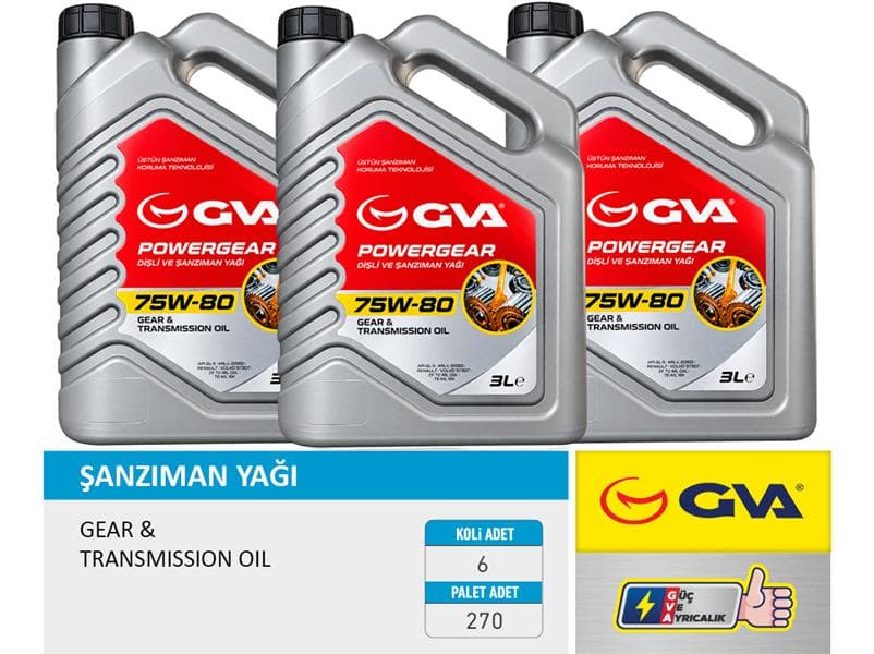 Şanzıman Yağı 75W80 3 LT Api GL-5