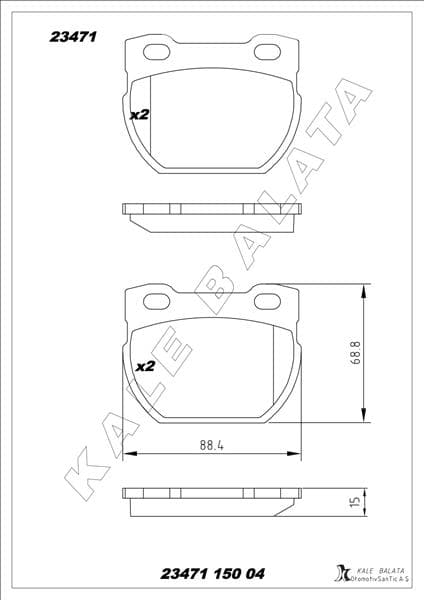 Fren Balatası Arka Land Rover Defender L315 L316