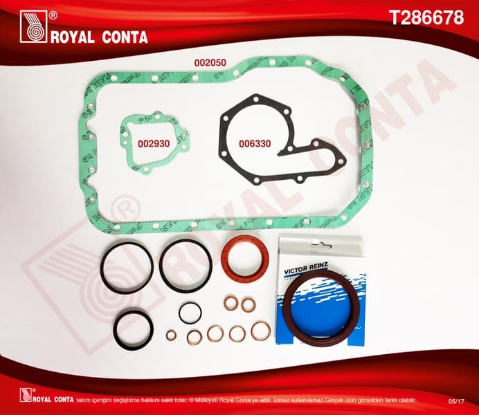 Motor Alt Takım Conta SKT Keçeli LGN 1.8-MGN 2.0 F3P-F3R