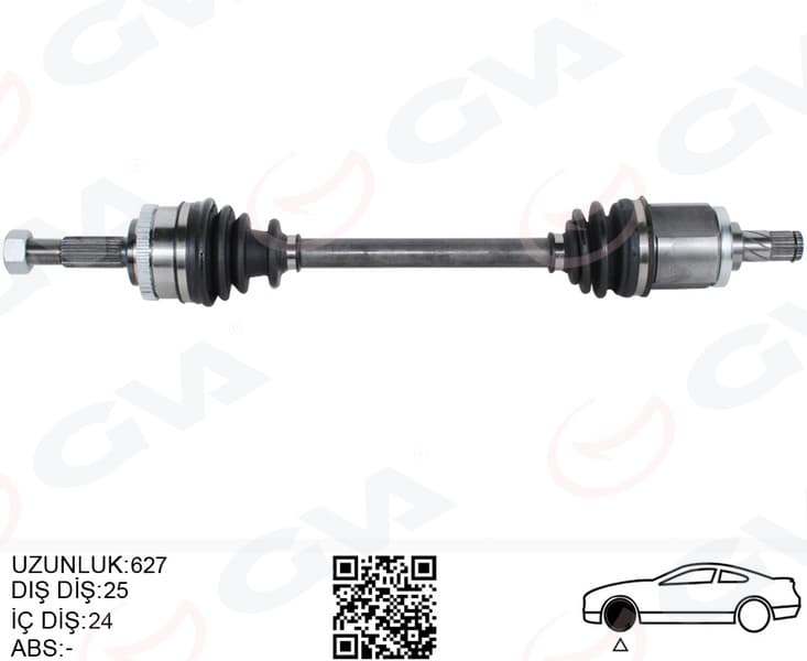 Komple Aks Sol Nissan Almera 1.5L QG15DE N16 02-> Abs Li