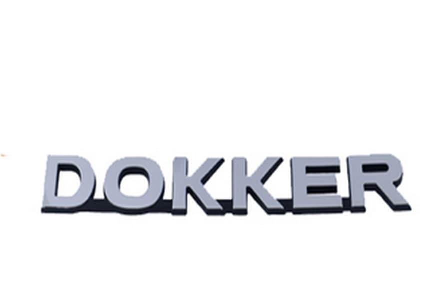 Arka Bagaj Yazisi Dokker Dacia Dokker