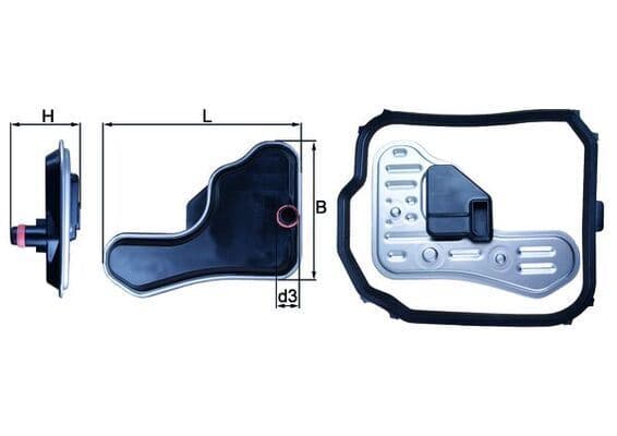 Şanzıman Yağ Filtre Seti Peugeot P206-P301-P306-P308 Citroen C3-C4-C5-E-Elysee-Xantia AL4
