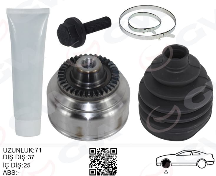 Aks Kafası Diş Sağ/sol BMW F10 F12 F13 F06 Xdrıve 71MM