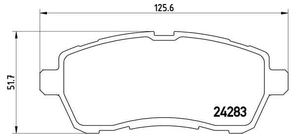 Ön Balata Fiesta VI 1.4-1.4TDCİ 1.6 TDCi 08 >Swift 10 > Justy 07 > Mazda II 07 > Sirion 08 >