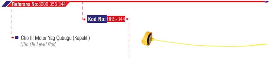 Motor Yağ Kapağı Çubuğu Clio III