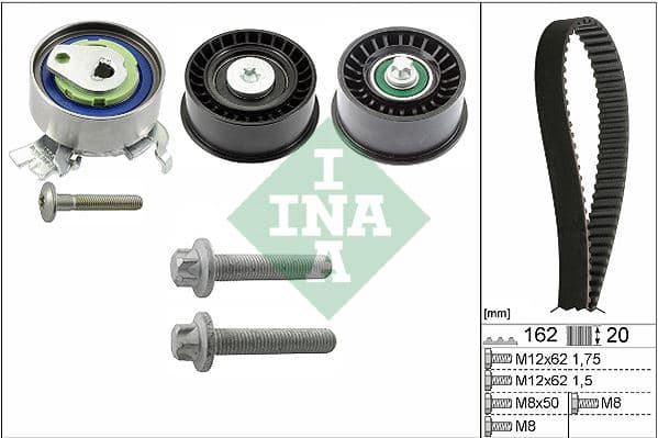 Eksantrik Gergi Kiti 162x200 Astra G-Corsa C-Vectra C-Meriva A-Zafira A 1.4-1.6-1.8 16V Z16XE-Z14XE