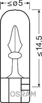 Ampul 24V 1.2W B8.5D Küçük Dipsiz Gösterge Duysuz