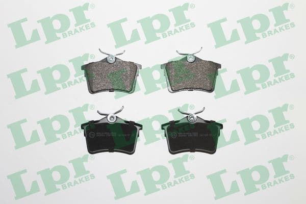 Arka Fren Balatası P307 00>09 P308 07>14 Partner 08> Partner Tepee 08> Berlingo 08> C4 04>16 Xsara Picasso 99>11 DS4 15>18