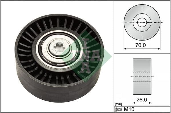 Alternatör Gergi Rulmanı Astra H-Vectra C-Zafira-Signum 1.9CDTI-Doblo-Bravo II-Linea 1.6D Klimali