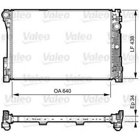 Motor Su Radyatörü Mercedes W204 S204 C204 C218 X218 W212 S212 C207 A207 X204