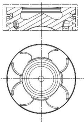 Motor Piston Segman Opel -020