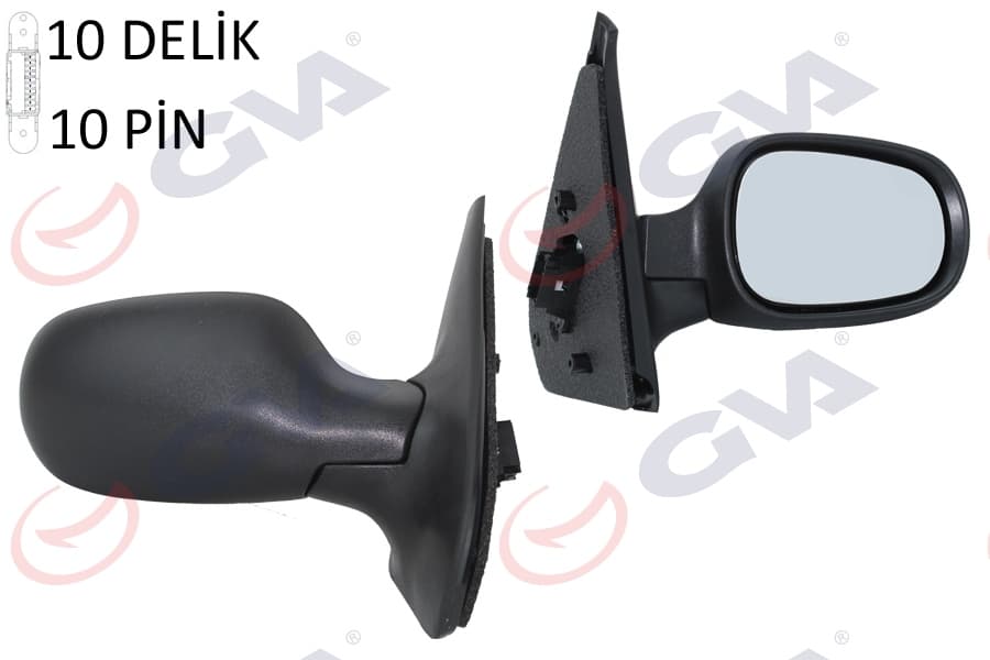 Diş Dikiz Aynasi Sağ Symbol 00> Elektrikli Konveks 3 Fiş VM-136EHSR