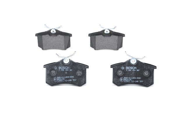 Arka Fren Balata Renault Clio 05> Kangoo 01> Laguna 96> Fluence 09> Megane 96> Citroen Berlingo 99> C2 C3 C4 03> DS4 11> Peugeot 307 00> 308 07> Partner 96>VW Polo Classic 95>01 Golf III-IV-Passat III