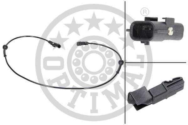 Abs Sensörü Arka Grand Scenic II 2004 >Megane II 2002 >Scenic II 2003 >