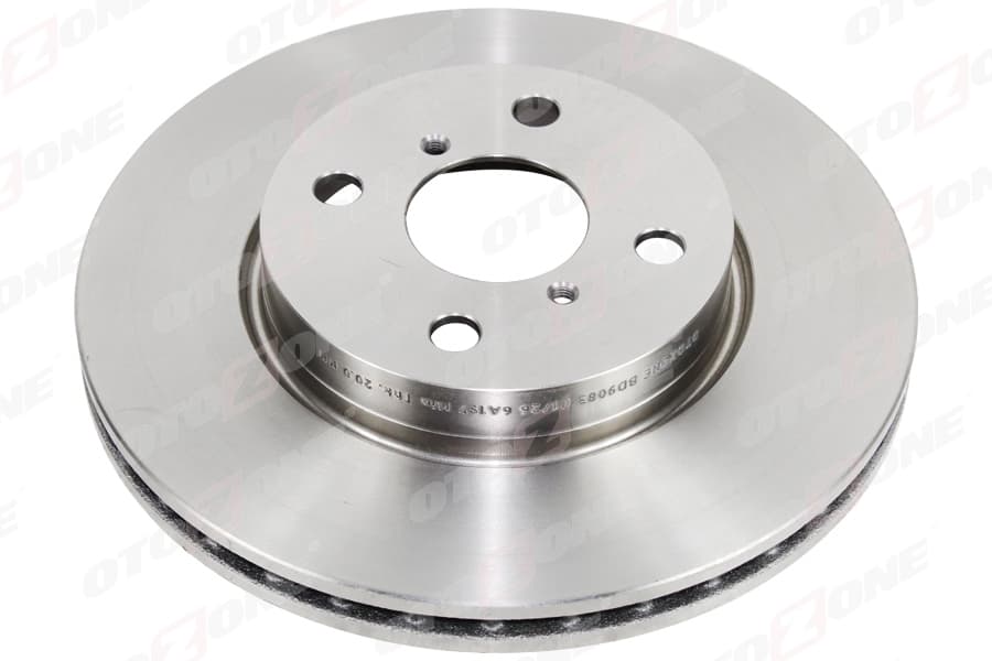 Ön Fren Diski Hava Kanallı Toyota Yaris 1.0L 1KR-Fe KSP90 KSP130 06-20 / 1.3L 2SZFE SCP90 Vvti 06- 11 / 1.33L 1NR-Fe NSP90 NSP130 06-17 / 1.4L 1NDTV NLP90 NLP130 06-18 258 Çap X 4 Bijon - Adet Disk