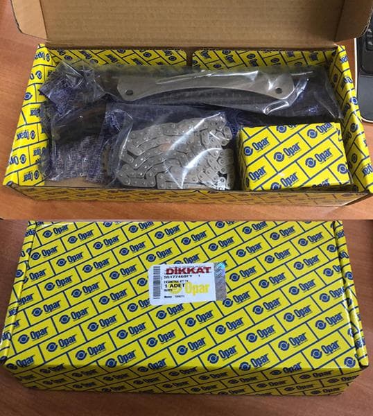 Eksantrik Zincir Seti Albea-Doblo-Egea-Punto-500-Astra H Corsa D-Astra J 1.3 JTD 1.3 Cdti E4 E5 E6 Gergi Kiti