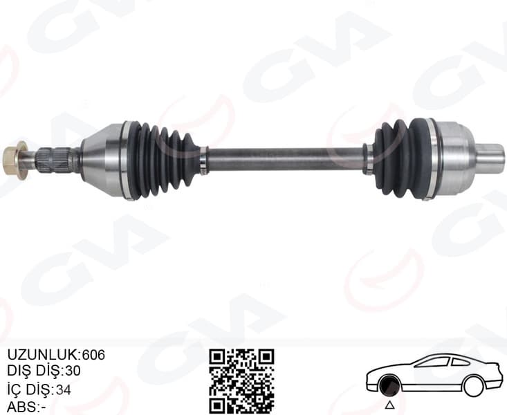Komple Aks Ön Sağ Opel İnsignia 1.6 T A16LET M-T 08-