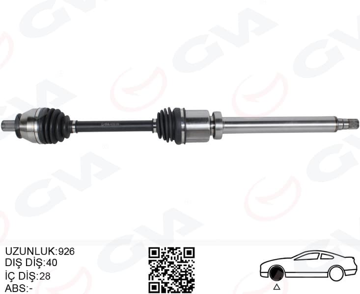Ön Aks Komple Sağ Mondeo IV 2.0 TDCi 07>14 Otom.