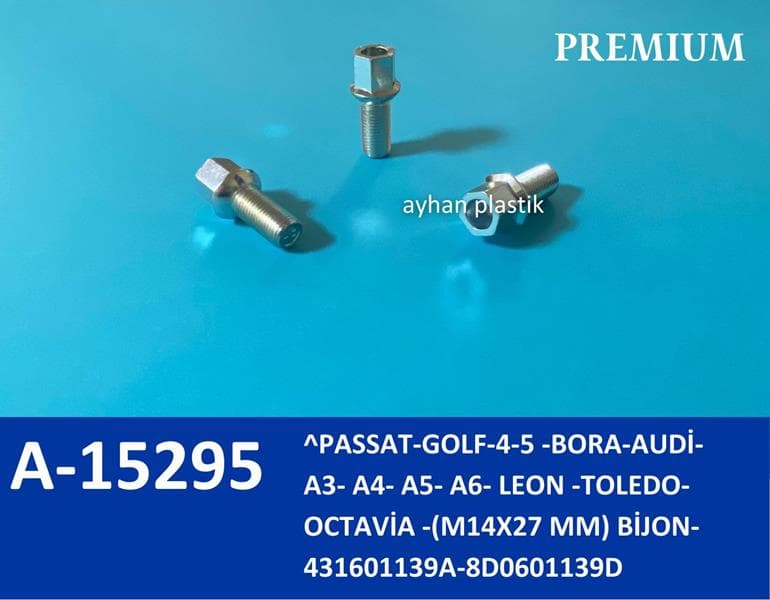 Bijon Passat-Golf-4-5 -Bora-Audi- A3- A4- A5- A6- Leon - Toledo- Octavia - M14X27 MM 21.5 X 19 CM Poşet