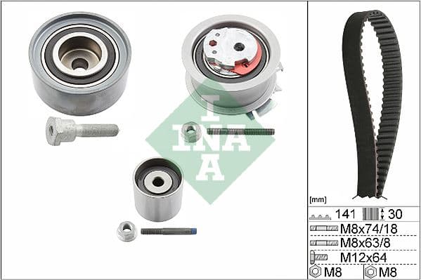 Triger Seti Passat-Jetta-GOLF5-Octavia-Toledo-A3-A6 2.0 TDI 2007-2011 BKP-BKD-Bre-BLB