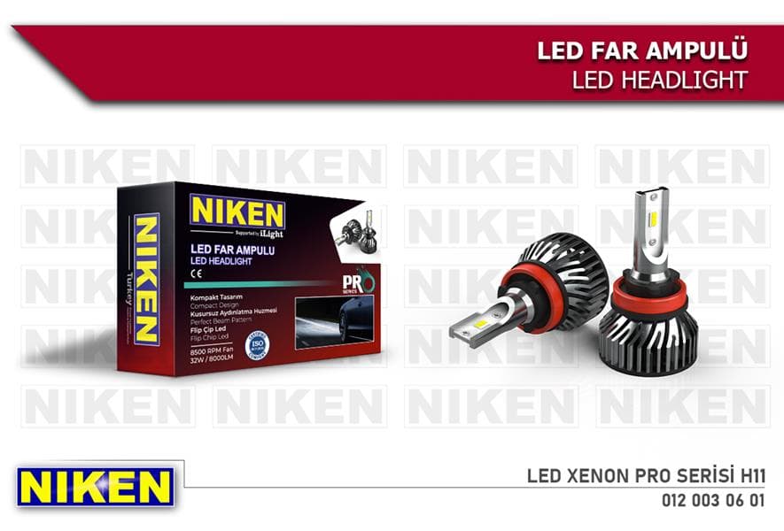 Ampül Led Xenon Pro Serisi H11