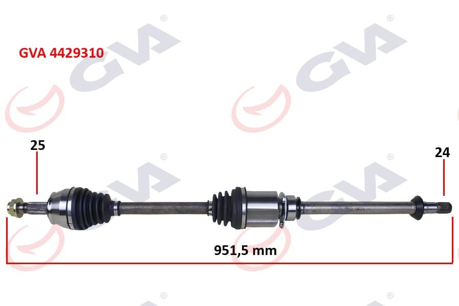 Komple Aks Ön Sağ Egea 1.3 MJT MT 15- İç Aks Kafali