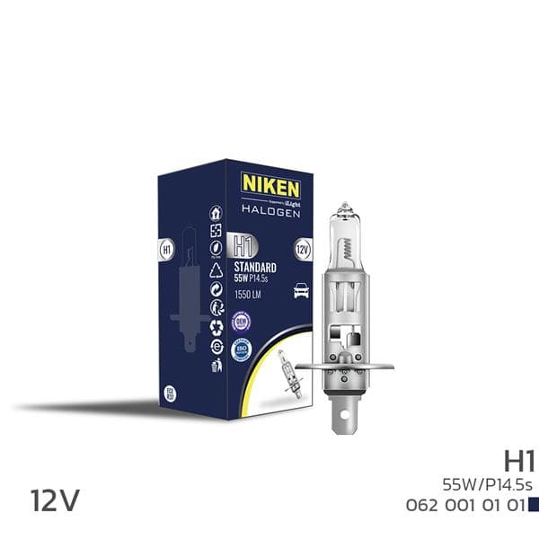 Niken H1 55W Halojen Ampul P14.5s 12V
