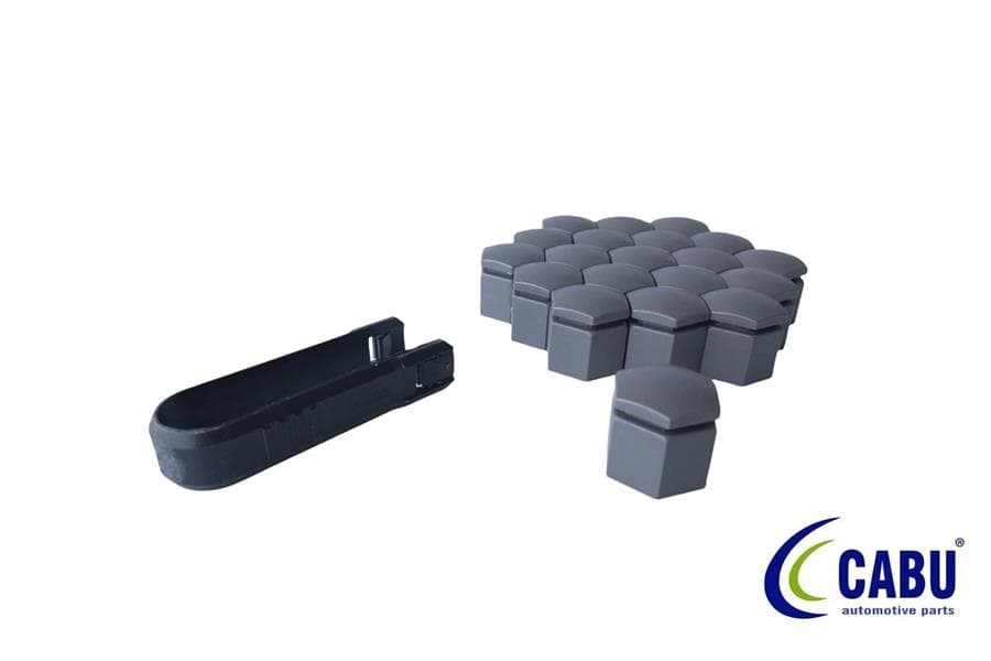 Bijon Kapağı Kömür Metalik 19X24mm Astra J - K. İnsignia B. Mokka 20 Adet 220644