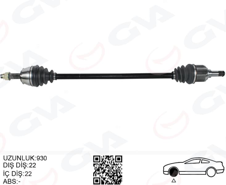 Komple Aks Sağ Ön Fiat Doblo 119.223 1.4 01-10