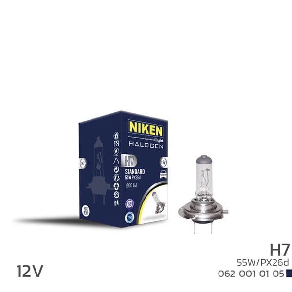 Niken H7 55W Halojen Ampul PX26d 12V