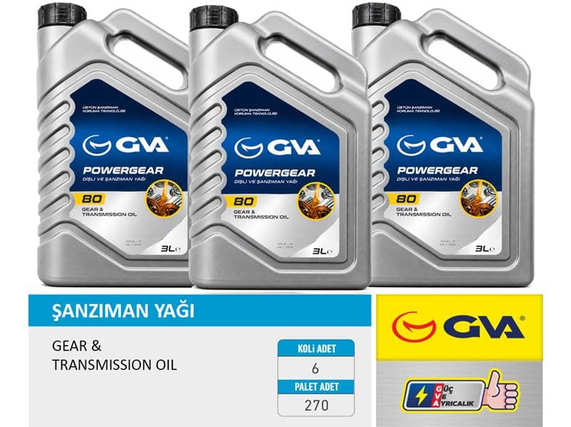 Şanzıman Yağı 80W Api GL-4 3 LT