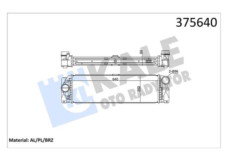Turbosarj Radyatörü Mercedes Sprinter B907 B910 18>