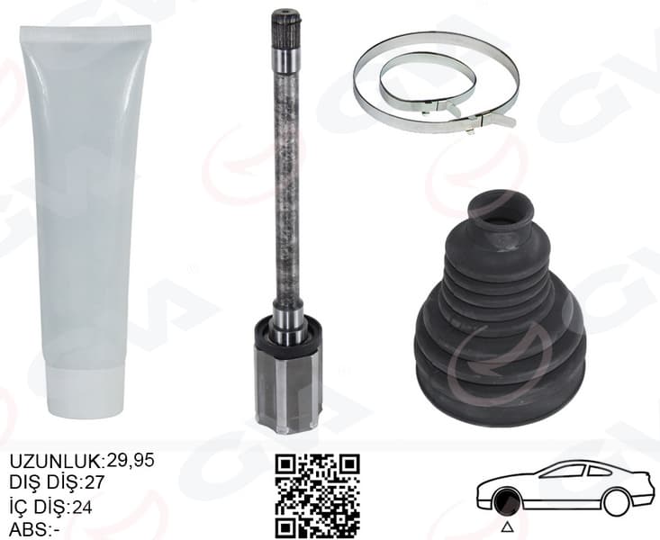 Aks Mili Ön İç Sağ BMW F10 F12 F13 F06 Xdrıve Şanzıman Tarafi Uzunluk-> 485MM