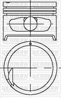 Piston Segman STD Hyundai Accent 1.5L 4G15 G4EK 95-00 Çap 75.50 MM / Ölçü 1.5 X 1.5 X 3.0 Adet Fiyatıdır