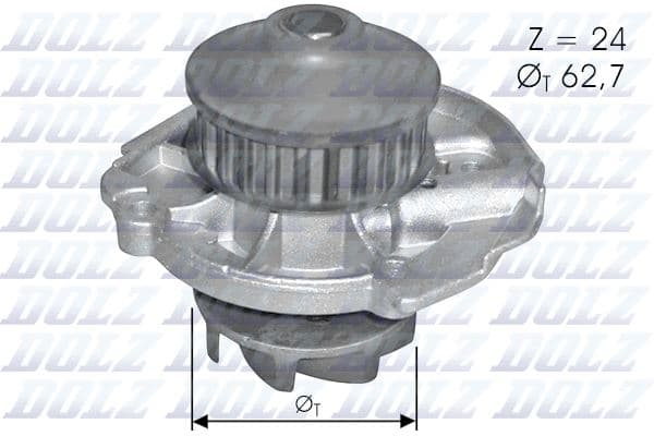 Su Pompası Fiat Albea 03>07 Doblo 01>10 Palio 96>05 Panda 03> Punto 99>09 Siena 97>02 Lancia Y Ypsilon 96>6 1.1 1.2 1.4 16V