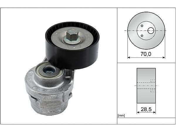 Kanallı Kayış Kiti İveco Daily III-IV-V-VI 06>21 2.3 JTD 7PK1322