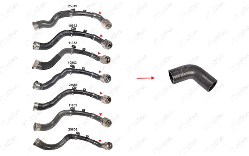 Turbo Hortumu Plastik Boru Hariç Ok İle Gösterilen Küçük Hortum Megane IV 15>CLIO V 19> Captur II 20>KADJAR 15>DUSTER II 17>DOKKER 18>QASHQAI II 18>JUKE 19>X-Trail III 19> 1.0TCe 1.3TCe