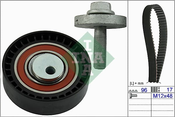 Eksantrik Gergi Kiti 096x173 Dacia Logan 04> Sandero 08> Dokker 13> 1.4 K7J 1.6 K7M