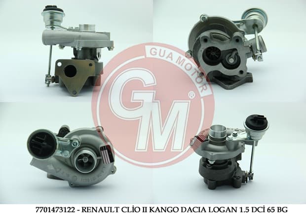 Turbo Şarj Renault Clio II Kango Dacia Symbol Megane II 1.5 dCi 65 BG