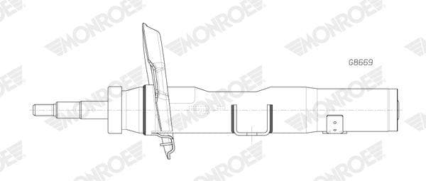 Amortisör Ön Sol Gazli Mercedes W177 V177 W247