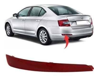 Arka Tampon Reflektörü Sol Octavia 13>