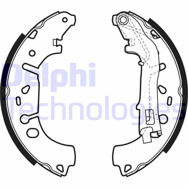 Arka Pabuç Balata Fiat Fiorino 09> Grande Punto 05>13 Linea 07> Punto Evo 09>12 Punto 12> Citro N Nemo 09> Peugeot Bipper 08> Opel Corsa D 09>14 Corsa E 14> Adam 12> 228x42