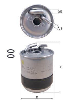 Yakıt Filtresi Mercedes OM642 W204 C219 W164 W463 W639 B906