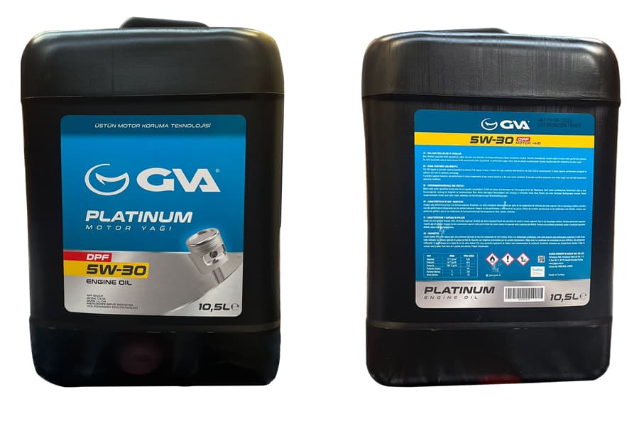Motor Yağı 5W30 10.5 LT Platinum Partiküllü-DPF Tam Sentetik Api SN/CF