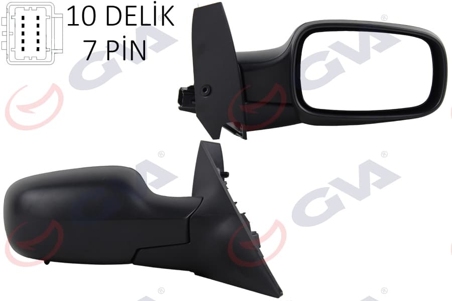 Diş Dikiz Aynasi Sağ Scenic 03-08 Elektrikli İsitmali Sensörlü Konveks 7 Fiş VM-139EHPSR