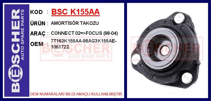 Amortisör Takozu Ön Ford Connect-Focus 98>