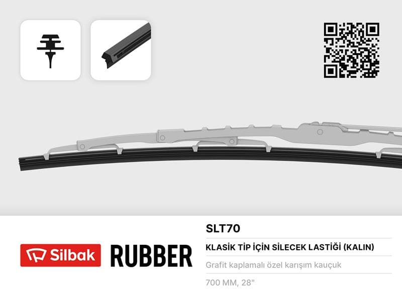 Silecek Lastiği 700MM Tel Takilan TWNG-Mercedes Kamyon